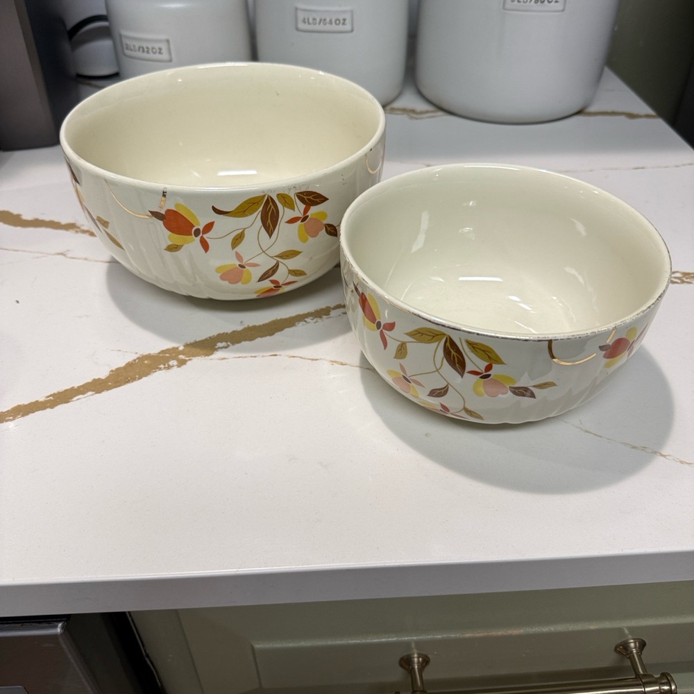 Hall Superior Set Autumn Harvest Bowls